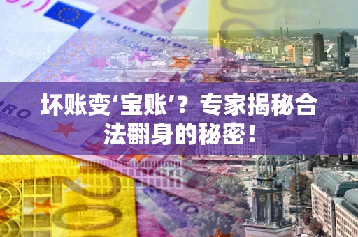 武汉坏账变‘宝账’？专家揭秘合法翻身的秘密！