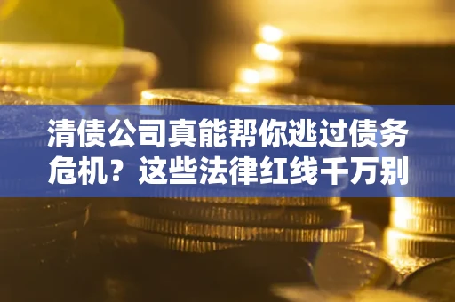武汉清债公司真能帮你逃过债务危机？这些法律红线千万别踩