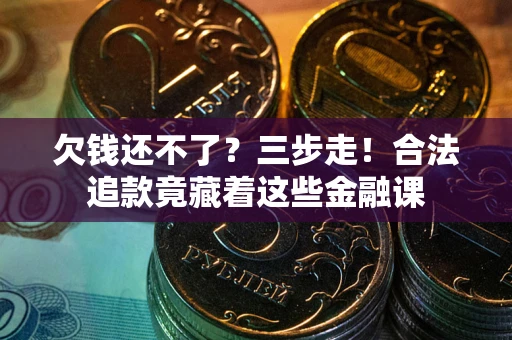 武汉欠钱还不了？三步走！合法追款竟藏着这些金融课